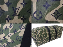 Load image into Gallery viewer, LOUIS VUITTON ルイヴィトン ボストンバッグ キーポルバンドリエール55 カモフラージュ村上隆 M95774 ゴールド金具 良品 中古 56059