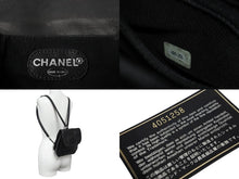 Load image into Gallery viewer, CHANEL シャネル ミニリュック チェーン レザー ココマーク ステッチ 4番台 ブラック シルバー金具 美品 中古 56063