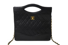 Load image into Gallery viewer, CHANEL シャネル ハンドバッグ マトラッセ 2WAY ショルダーバッグ 1番台 ブラック ラムスキン ゴールド金具 良品 中古 56065