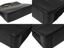 Load image into Gallery viewer, CHANEL シャネル ハンドバッグ マトラッセ 2WAY ショルダーバッグ 1番台 ブラック ラムスキン ゴールド金具 良品 中古 56065