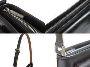 極美品 LOUIS VUITTON ルイヴィトン アルストン ショルダーバッグ ブラック モノグラム マット M55122 中古 56068