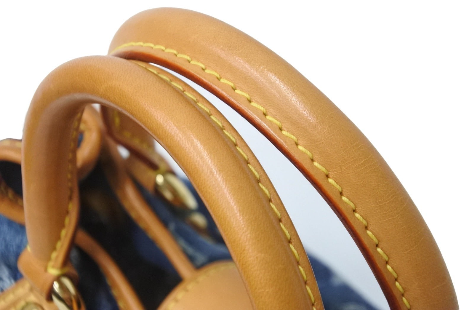 LOUIS VUITTON ルイヴィトン ハンドバッグ デニム プリーティ 