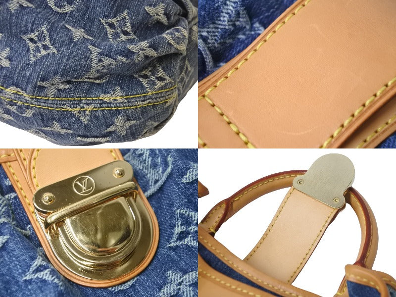 LOUIS VUITTON ルイヴィトン ハンドバッグ デニム プリーティ 