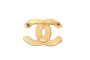 CHANEL シャネル ブローチ アクセサリー ココマーク 29刻印 1994年 GP メッキ ゴールド 19g レディース 美品 中古 56091