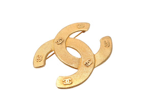 CHANEL シャネル ブローチ アクセサリー ココマーク 29刻印 1994年 GP メッキ ゴールド 19g レディース 美品 中古 56091
