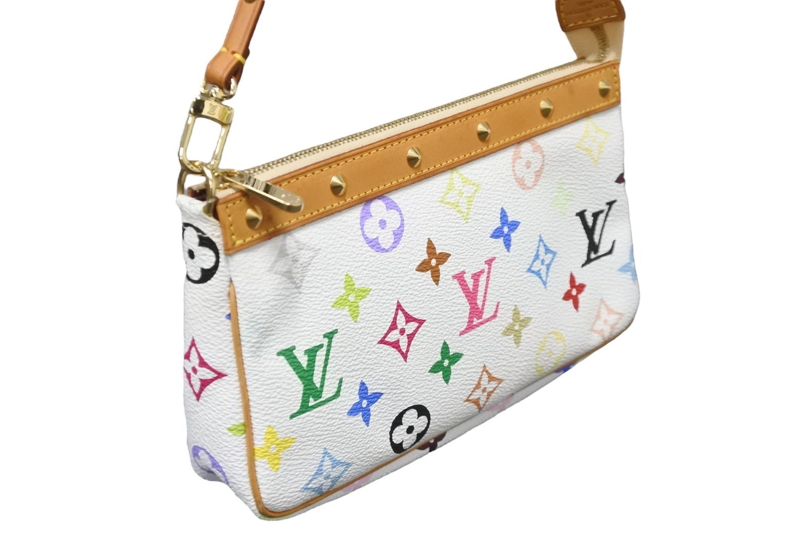 美品 LOUIS VUITTON ルイ・ヴィトン  ポシェット アクセソワール   M92649  モノグラムマルチカラー  ポシェット マルチカラー