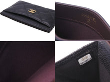 Load image into Gallery viewer, 極美品 CHANEL シャネル ココマーク カードケース クラシック キャビアスキン ブラック 29番台 中古 56113