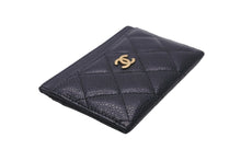 Load image into Gallery viewer, 極美品 CHANEL シャネル ココマーク カードケース クラシック キャビアスキン ブラック 29番台 中古 56113