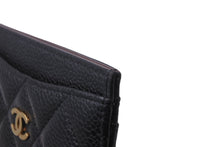 Load image into Gallery viewer, 極美品 CHANEL シャネル ココマーク カードケース クラシック キャビアスキン ブラック 29番台 中古 56113