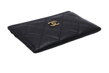 Load image into Gallery viewer, 極美品 CHANEL シャネル ココマーク カードケース クラシック キャビアスキン ブラック 29番台 中古 56113
