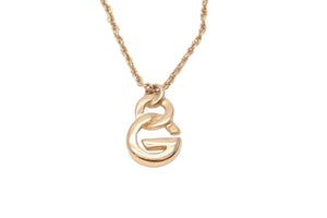 Givenchy ジバンシー ネックレス・チョーカー アクセサリー ペンダント Gモチーフ ゴールド 美品 中古 56124