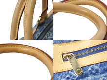 Load image into Gallery viewer, 極美品 LOUIS VUITTON ルイヴィトン ハンドバッグ ネオスピーディ モノグラムデニム M95019 ゴールド金具 中古 56130
