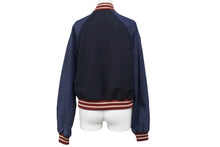 Load image into Gallery viewer, 極美品 CHANEL シャネル ブルゾン ネイビー ウール カーフスキン 36 P23442W033353 ベースボール 中古 56135