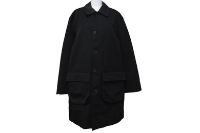 未使用品 Supreme シュプリーム コート バーバリー Leather Collar Trench ブラック サイズ S 8053604 中古 56136 