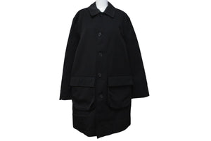 未使用品 Supreme シュプリーム コート バーバリー Leather Collar Trench ブラック サイズ S 8053604 中古 56136 