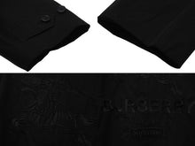 画像をギャラリービューアに読み込む, 未使用品 Supreme シュプリーム コート バーバリー Leather Collar Trench ブラック サイズ S 8053604 中古 56136 