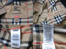 画像をギャラリービューアに読み込む, 未使用品 Supreme シュプリーム コート バーバリー Leather Collar Trench ブラック サイズ S 8053604 中古 56136 