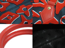 Load image into Gallery viewer, 極美品 LOUIS VUITTON ルイヴィトン ウルス フィッシャー ハンドバッグ M45552 スピーディバンドリエール25 レッド系 レザー タフテッド加工 中古 56148