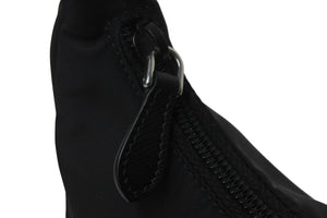 PRADA プラダ ハンドバッグ ミニバッグ 三角プレートロゴ テスート ナイロン 1NE515 ブラック シルバー金具 美品 中古 56149 