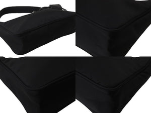 PRADA プラダ ハンドバッグ ミニバッグ 三角プレートロゴ テスート ナイロン 1NE515 ブラック シルバー金具 美品 中古 56149 