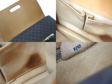 Load image into Gallery viewer, CELINE セリーヌ ハンドバッグ マカダム柄 ブラウン ゴールド金具 レザー F/10 良品 中古 56151
