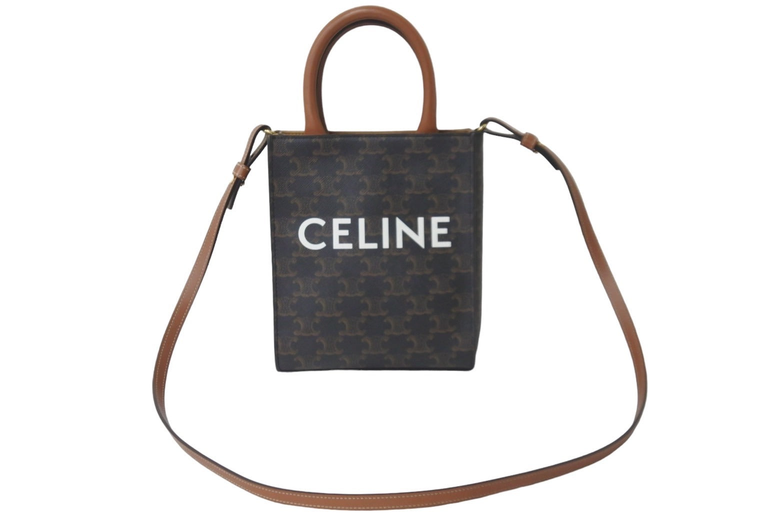 美品　CELINE セリーヌトリオンフキャンバス　ショルダーバッグ