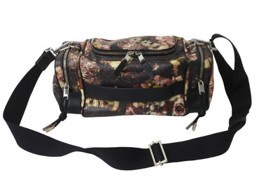 Christian Dior クリスチャンディオール ショルダーバッグ ヴァニタス柄スカルローズ 2WAY シルバー 美品 中古 56154