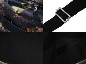 Christian Dior クリスチャンディオール ショルダーバッグ ヴァニタス柄スカルローズ 2WAY シルバー 美品 中古 56154