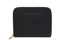 Load image into Gallery viewer, CHANEL シャネル ポーチ A06201 3番台 ココマーク キャビアスキン シリアルシール付き ブラック ゴールド金具 美品 中古 56159