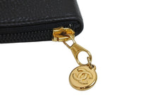 Load image into Gallery viewer, CHANEL シャネル ポーチ A06201 3番台 ココマーク キャビアスキン シリアルシール付き ブラック ゴールド金具 美品 中古 56159