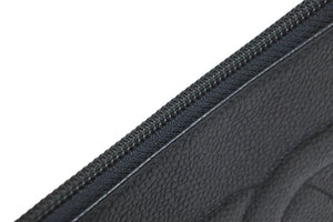 CHANEL シャネル ポーチ A06201 3番台 ココマーク キャビアスキン シリアルシール付き ブラック ゴールド金具 美品 中古 56159