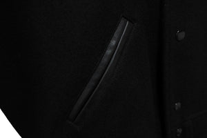 SAINT LAURENT サンローラン ブルゾン バーシティ テディジャケット サイズ54 ウール V85S354718Y197Q 美品 中古 56162 