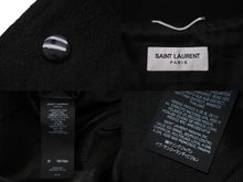 画像をギャラリービューアに読み込む, SAINT LAURENT サンローラン ブルゾン バーシティ テディジャケット サイズ54 ウール V85S354718Y197Q 美品 中古 56162 