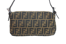 Load image into Gallery viewer, FENDI フェンディ ズッカ柄 マンマバケット ショルダーバッグ ワンショルダー ブラウン アクセサリーポーチ 美品 中古 56166