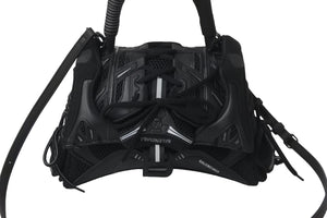極美品 BALENCIAGA バレンシアガ ハンドバッグ 2WAYバッグ スニーカーヘッド トップハンドルS ブラック 661723 中古 56180