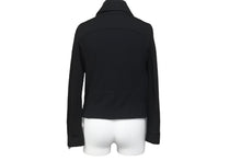 Load image into Gallery viewer, CHANEL シャネル ブルゾン シングル ライダース ジャケット ココマーク ブラック ウール サイズ34 P38075V21513 美品 中古 56182