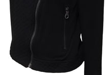 Load image into Gallery viewer, CHANEL シャネル ブルゾン シングル ライダース ジャケット ココマーク ブラック ウール サイズ34 P38075V21513 美品 中古 56182