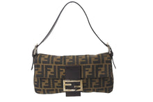 Load image into Gallery viewer, FENDI フェンディ ショルダーバッグ マンマバケット ワンショルダー ブラウン ズッカ柄 美品 中古 56186