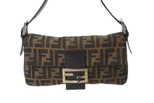 Load image into Gallery viewer, FENDI フェンディ ショルダーバッグ マンマバケット ワンショルダー ブラウン ズッカ柄 美品 中古 56186