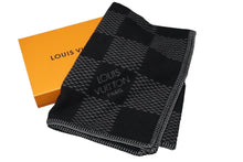 Load image into Gallery viewer, LOUIS VUITTON ルイヴィトン ブランケット M76561 クヴェルテュール ダミエ クラシック ジャイアント 美品 中古 56190