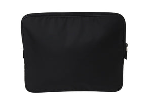 PRADA プラダ クラッチバッグ PCケース パソコンケース タブレットケース ブラック シルバー 美品 中古 56192