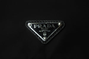 PRADA プラダ クラッチバッグ PCケース パソコンケース タブレットケース ブラック シルバー 美品 中古 56192
