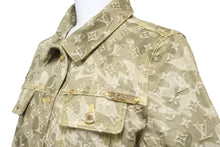 Load image into Gallery viewer, LOUIS VUITTON ルイヴィトン 村上隆 カモフラ デニムジャケット 2008aw RW082W WNJA31CON 美品 中古 56194