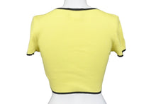 Load image into Gallery viewer, CHANEL シャネル 半袖Ｔシャツ ココマーク トップス ヴィンテージ 95P イエロー チビTシャツ 40 P05191V00233 美品 中古 56195