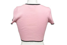 Load image into Gallery viewer, CHANEL シャネル 半袖Ｔシャツ コマーク トップス ヴィンテージ 95P ピンク コットン サイズ38 P05191V00233 美品 中古 56197