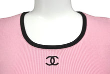 Load image into Gallery viewer, CHANEL シャネル 半袖Ｔシャツ コマーク トップス ヴィンテージ 95P ピンク コットン サイズ38 P05191V00233 美品 中古 56197