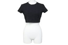 Load image into Gallery viewer, CHANEL シャネル 半袖Ｔシャツ ココマーク トップス ヴィンテージ 97P ブラック 38 P07794V05398 美品 中古 56198