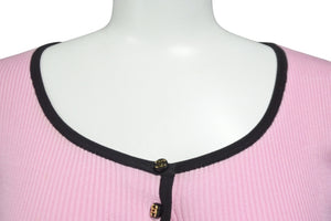 CHANEL シャネル 半袖Ｔシャツ ココマーク 95P ピンク コットン サイズ36 P05191V00233 美品 中古 56199