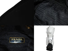 画像をギャラリービューアに読み込む, PRADA プラダショルダーバッグ デュエット Re-Nylon ブラック 1BH038_RV44_F0002_V_UOO ゴールド金具 美品 中古 56209 