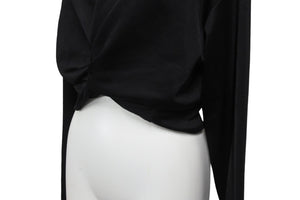 T by ALEXANDER WANG ティーバイアレクサンダーワン パーカー フーディー ブラック サイズXS 美品 中古 56213